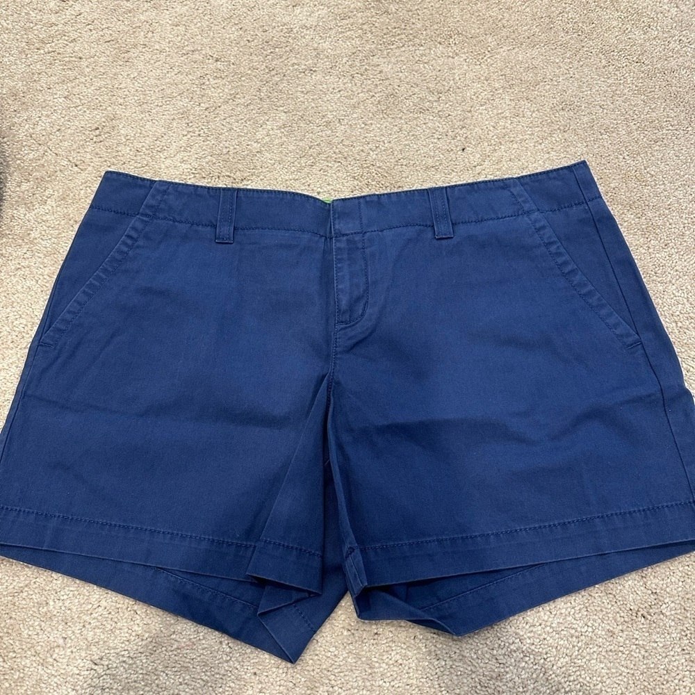 Lilly Pulitzer Palm Beach Fit Hip Short Navy blue 12 NWT